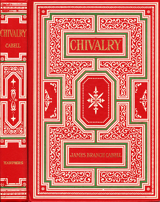 ornate decorative book binding of Chivalry