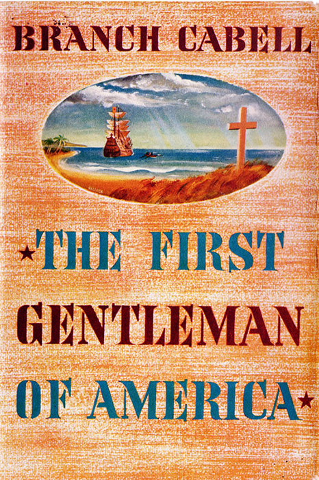 dustjacket First Gentleman of America by Branch Cabell