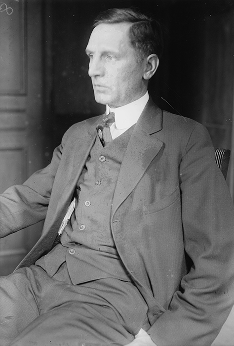 3/4 portrait of John Saxton Sumner in 3-piece suit