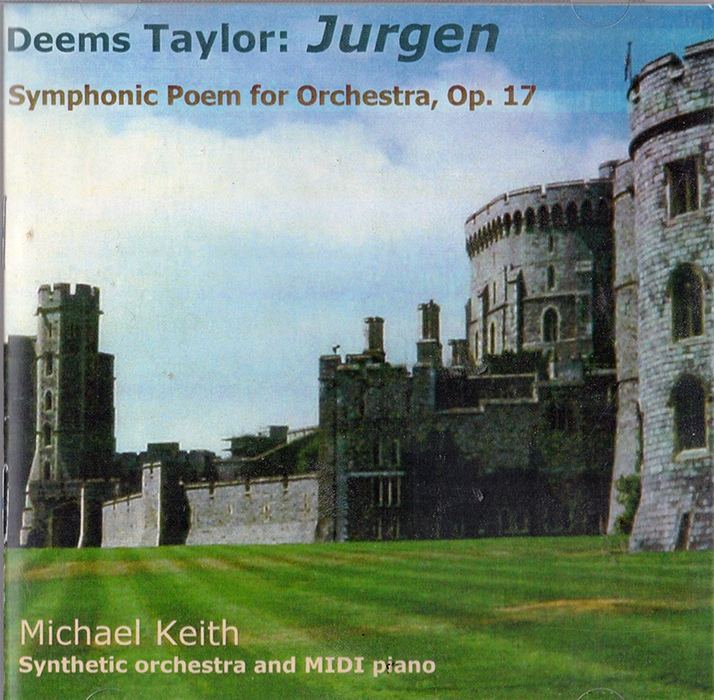Deems Taylor's Jurgen performed by Michael Keith. CD booklet cover.