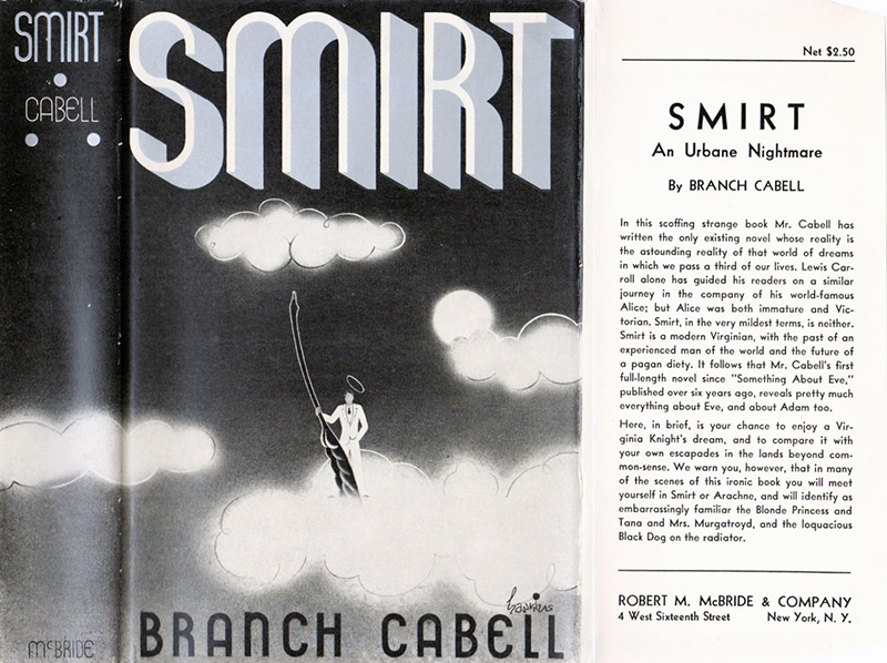 dustjacket Smirt: An Urbane Nightmare by Branch Cabell 