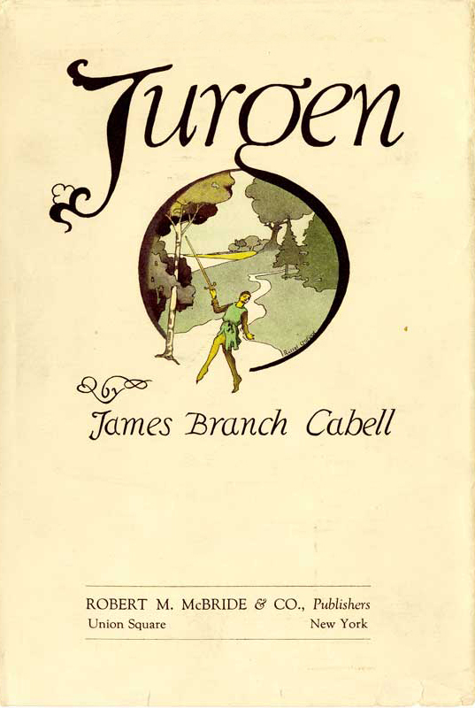 Dust Jacket of Jurgen by James Branch Cabell